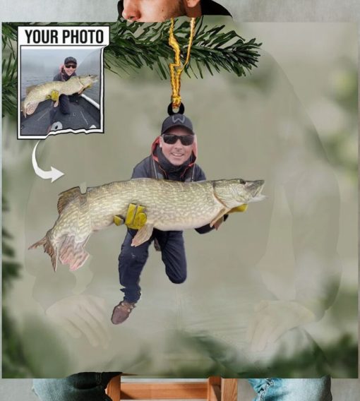 Fishing Custom Photo Ornament