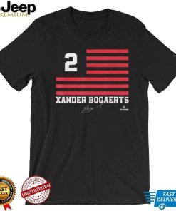 Flag Stripes Xan Diego – Xander Bogaerts Boston shirt