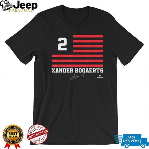 Flag Stripes Xan Diego – Xander Bogaerts Boston shirt