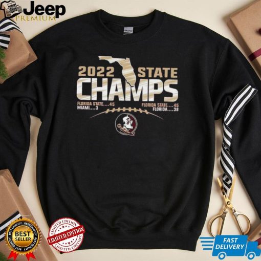 Florida State Seminoles 2022 State Champions Football Score T Shirt