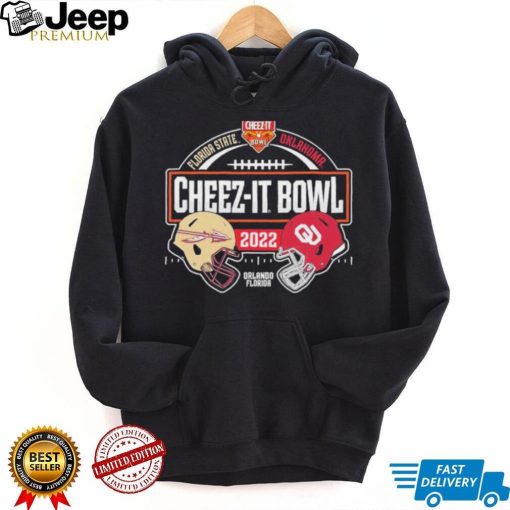 Florida State Vs Oklahoma Cheez it Bowl 2022 Dueling Helmet Shirt