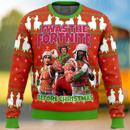 Fortnite Twas Night Ugly Christmas Sweater