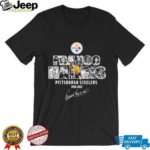 Franco Harris Pittsburgh Steelers 1950 2022 Signatures Shirt