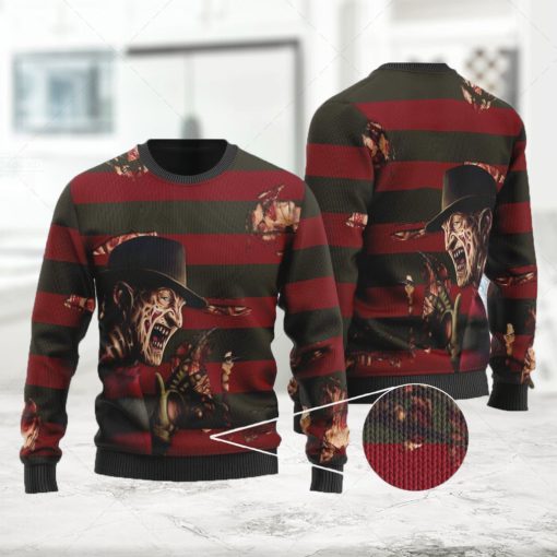 Freddy Krueger Halloween Ugly Christmas Sweater