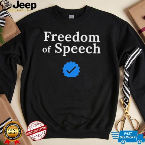 Freedom of speech – Elon musk twitter T Shirt