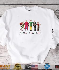 Friends Christmas TShirt 90s Movie Actors Family Vacation Tee Santa Ralphie Clark Griswold Grinch Kevin McAllister