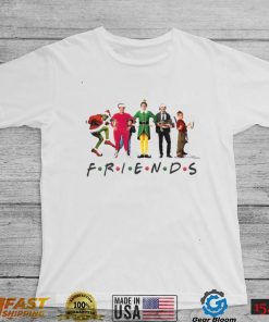 Friends Christmas TShirt 90s Movie Actors Family Vacation Tee Santa Ralphie Clark Griswold Grinch Kevin McAllister
