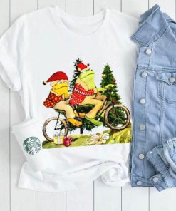 Frog And Toad On The Bike Christmas shirt