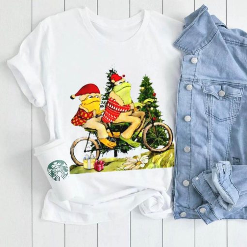 Frog And Toad On The Bike Christmas shirt