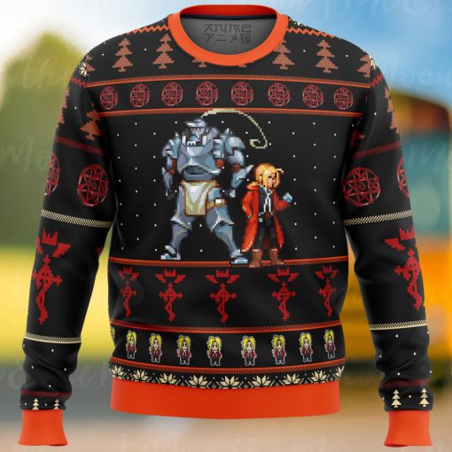 Fullmetal Alchemist Elrics Sprites Ugly Christmas Sweater