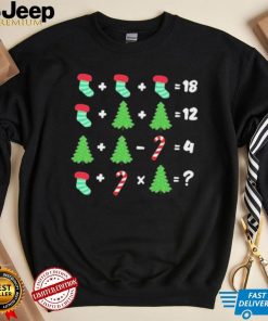 Funny Ho Ho Ho HO3 Math Teacher Santa Hat Christmas Pajamas Shirt