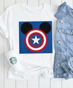 Funny Mickey Marvel Captain America T Shirt