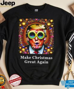 Funny Psychedelic Donald Trump Christmas shirt