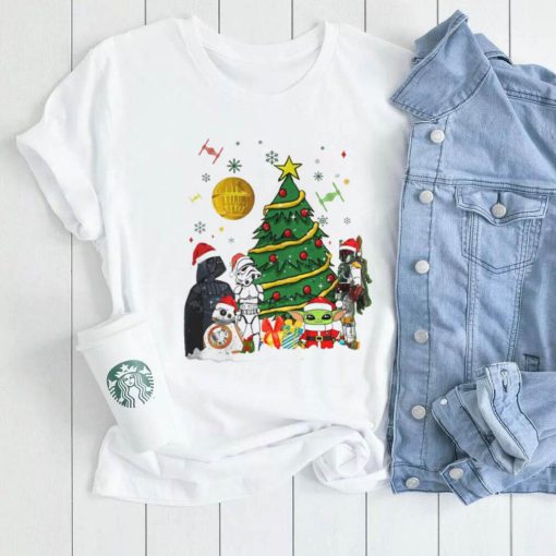 Galaxy s Edge Baby Yoda Christmas T shirt Disney Baby Yoda Merry Christmas Classic Shirt Shirt 7nFMY0