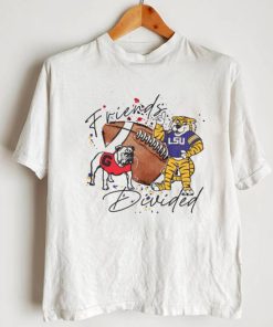 Georgia Bulldogs Vs LSU Tigers Friends House Divided Shirt