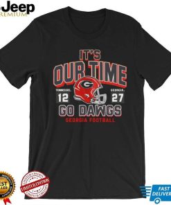 Georgia Football It’s Out Time Go Dawgs 27 12 Shirt