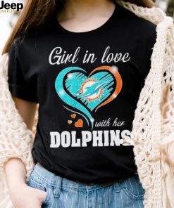 Girl In Love Heart Dolphins Shirt