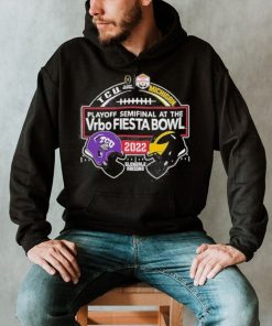 Glendale Arizona TCU Horned Frogs vs Michigan Wolverines CFP Semifinal Vrbo Fiesta Bowl 2022 Shirt