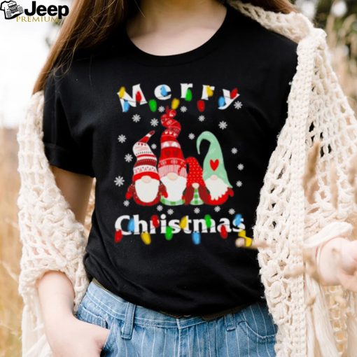 Gnomes Family 2022 Light Merry Christmas Tree Shirt