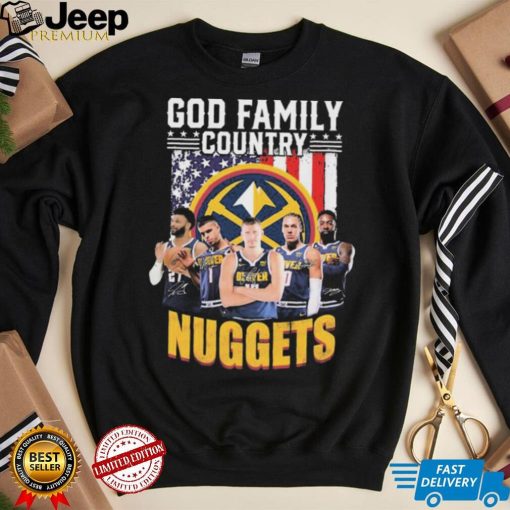 God Family Country Denver Nuggets Signatures Shirt