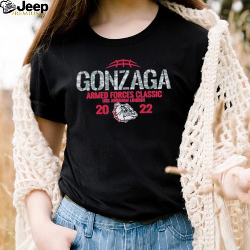 Gonzaga Bulldogs Armed Forces Classic USS Abraham Lincoln 2022 Shirt