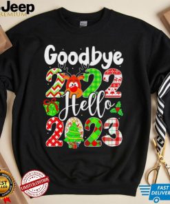 Goodbye 2022 Hello 2023 Happy New Year Christmas shirt