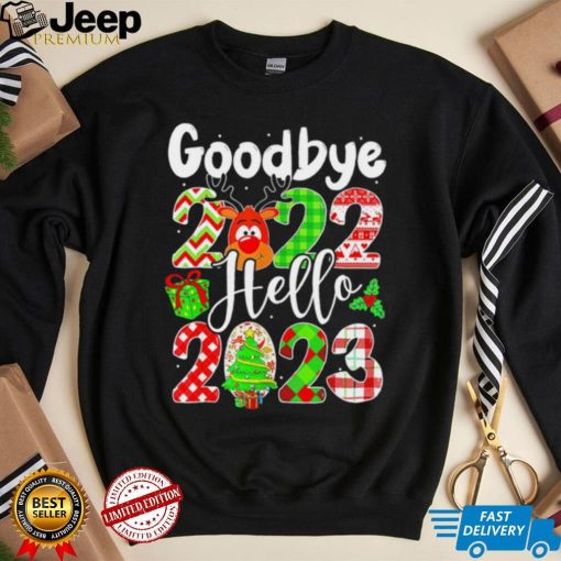 Goodbye 2022 Hello 2023 Happy New Year Christmas shirt