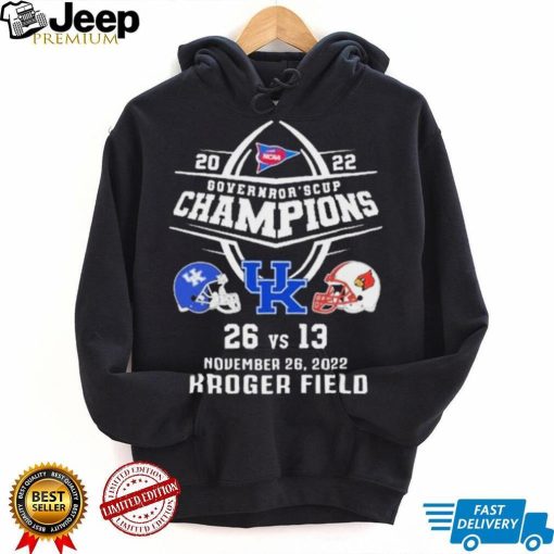 Governors Cup Champions Kentucky Wildcats 26 13 Louisville Kroger Fields shirt