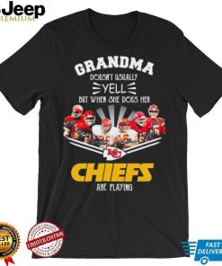 Grandma Doesn’t Usually Yell But When She Does Her Chiefs Are Playing Shirt