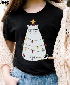 Grumpy Christmas Cat Shirt