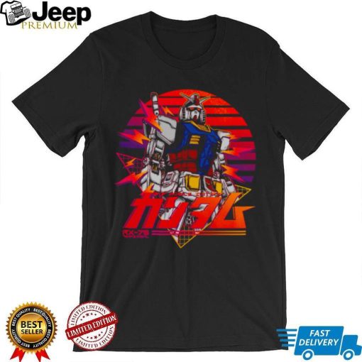 Gundam Rx 78 Retro Sunset Mobile Suit Gundam shirt