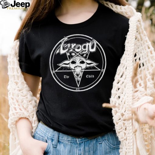 Hail The Young One Grogu Yoda The Child Rock Band Shirt
