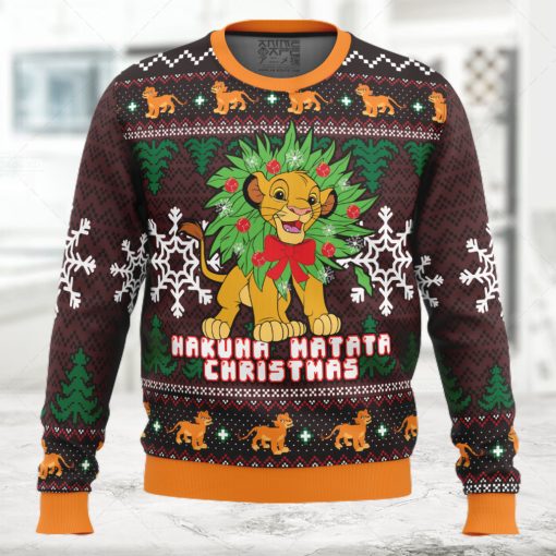 Hakuna Matata Lion King Ugly Christmas Sweater