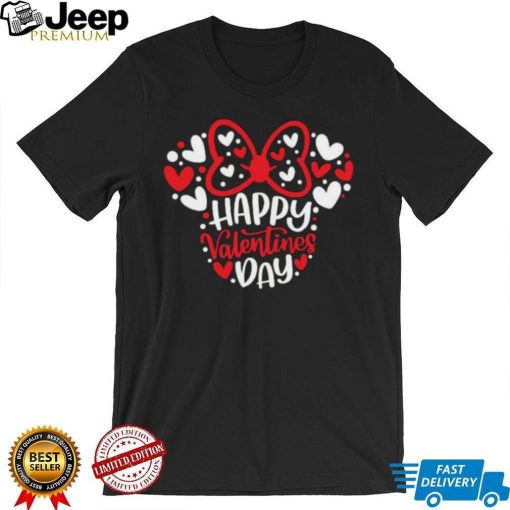 Happy Valentines Day Disney Shirt, Mickey Heart Tshirt, Holiday Gift