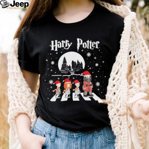 Harry Potter Chibi Abbey Road Christmas Shirt