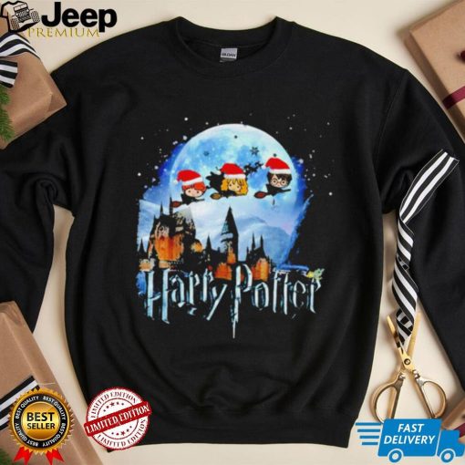 Harry Potter and Friends Santa Merry Christmas Hogwarts shirt