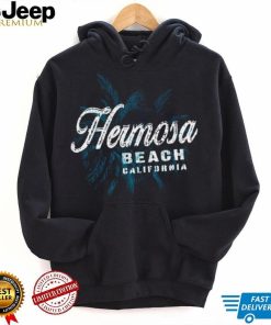 Hermosa Beach Palm Cluster Distressed Stamp Shirt