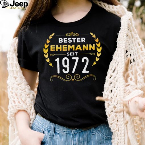 Herren Bester Ehemann seit 1972 Goldene Hochzeit 2022 Jubiläum Shirt