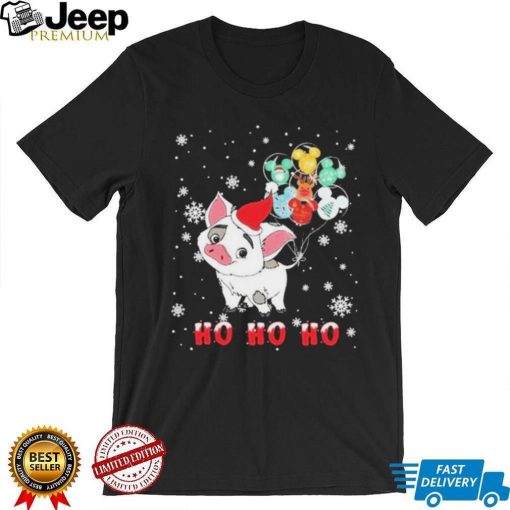 Ho Ho Ho Pua Moana Shirt, Matching Family Christmas Shirt