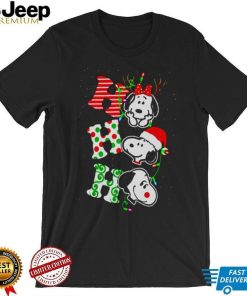 Ho Ho Ho Snoopy With Minne Christmas T Shirt – Peanutstee Store