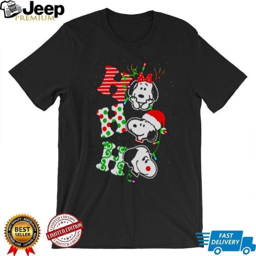 Ho Ho Ho Snoopy With Minne Christmas T Shirt – Peanutstee Store