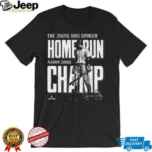 Home Run Champ Aaron Judge New York Yankees Shirt0