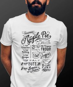 Homemade Apple Pie Recipe Unisex T Shirt