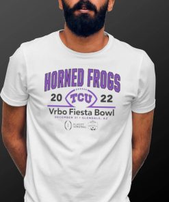 Horned Frog TCU 2022 CFP Semifinal Vrbo Fiesta Bowl Team Logo Shirt