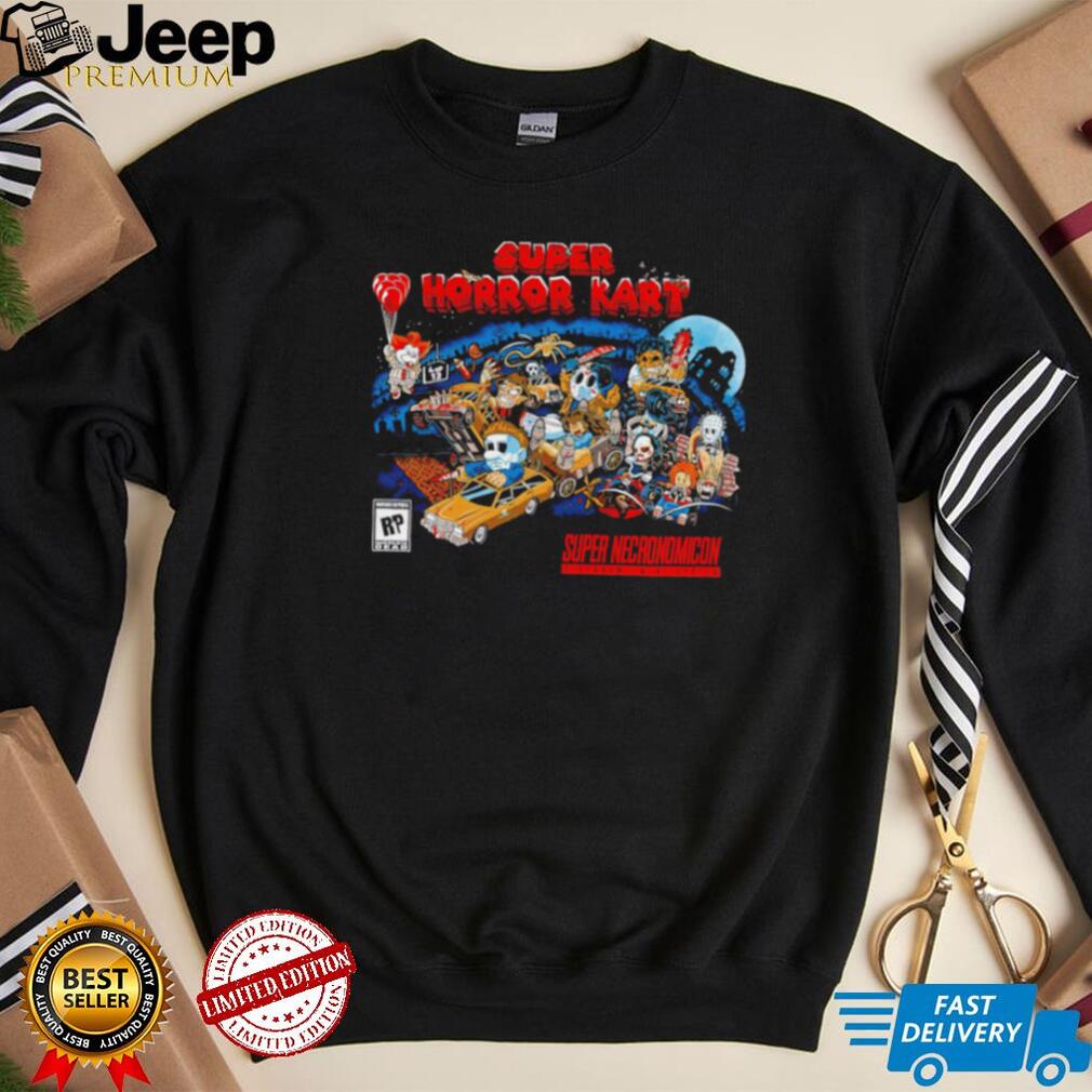 Horror Movie X Mario Kart Super Horror Kart Super Necronomicon shirt ...