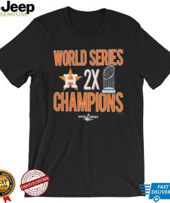 Houston Astros Two Time World Series Champions Shirt