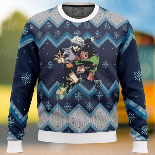 Hunter X Hunter Gon and Killua Ugly Christmas Sweater