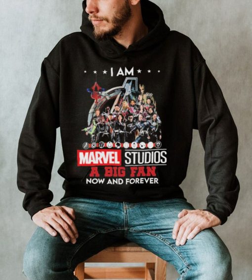 I Am Marvel Studios A Big Fan Now And Forever Signatures Shirt