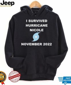 I Survived Hurricane Nicole November 2022 Shirt