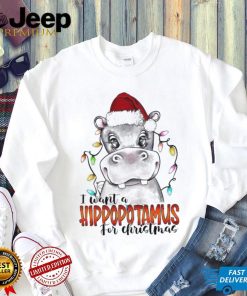 I Want A Hipopotamus For Christmas Shirt